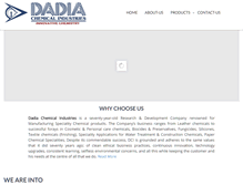 Tablet Screenshot of dadiachem.com